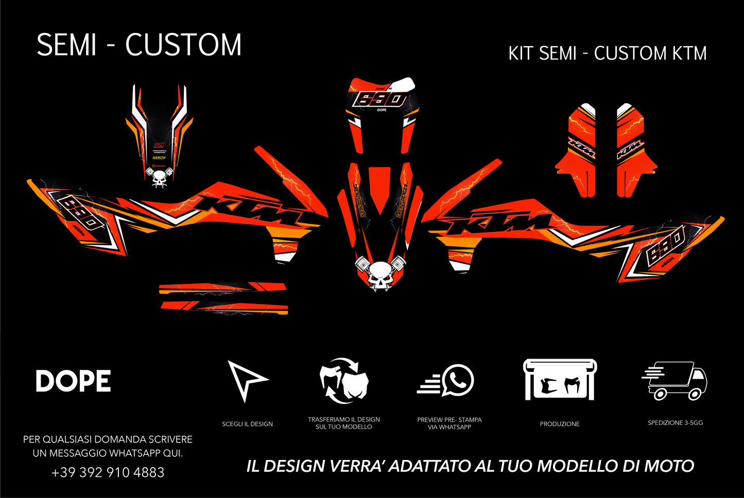 SEMI CUSTOM GRAPHICS KTM #2