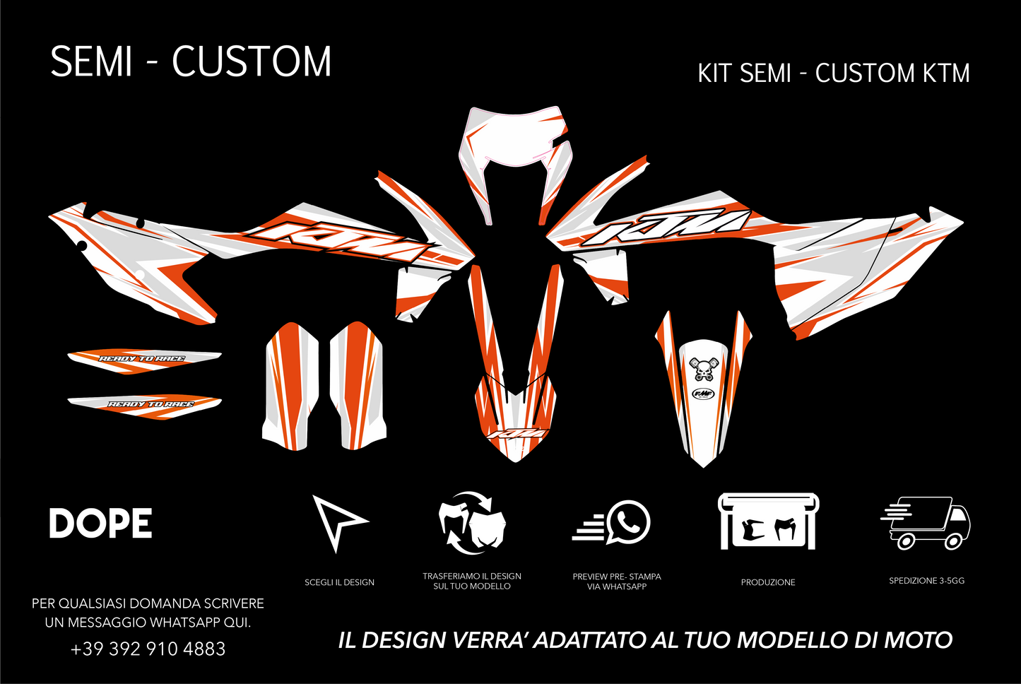 SEMI CUSTOM GRAPHICS KTM #5
