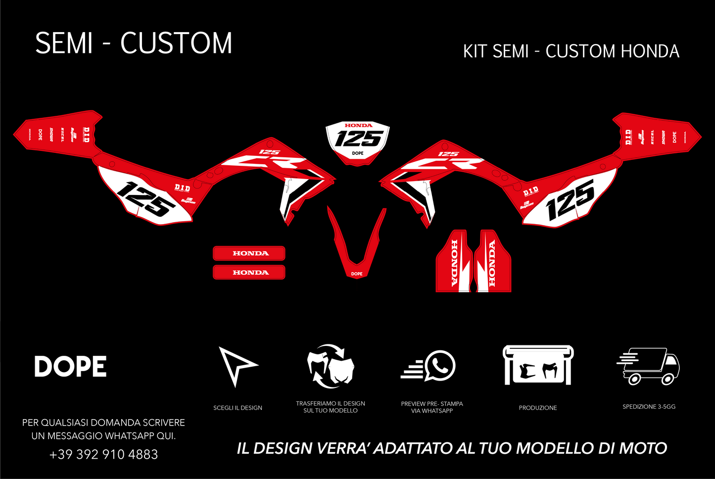 SEMI CUSTOM GRAPHICS HONDA #1