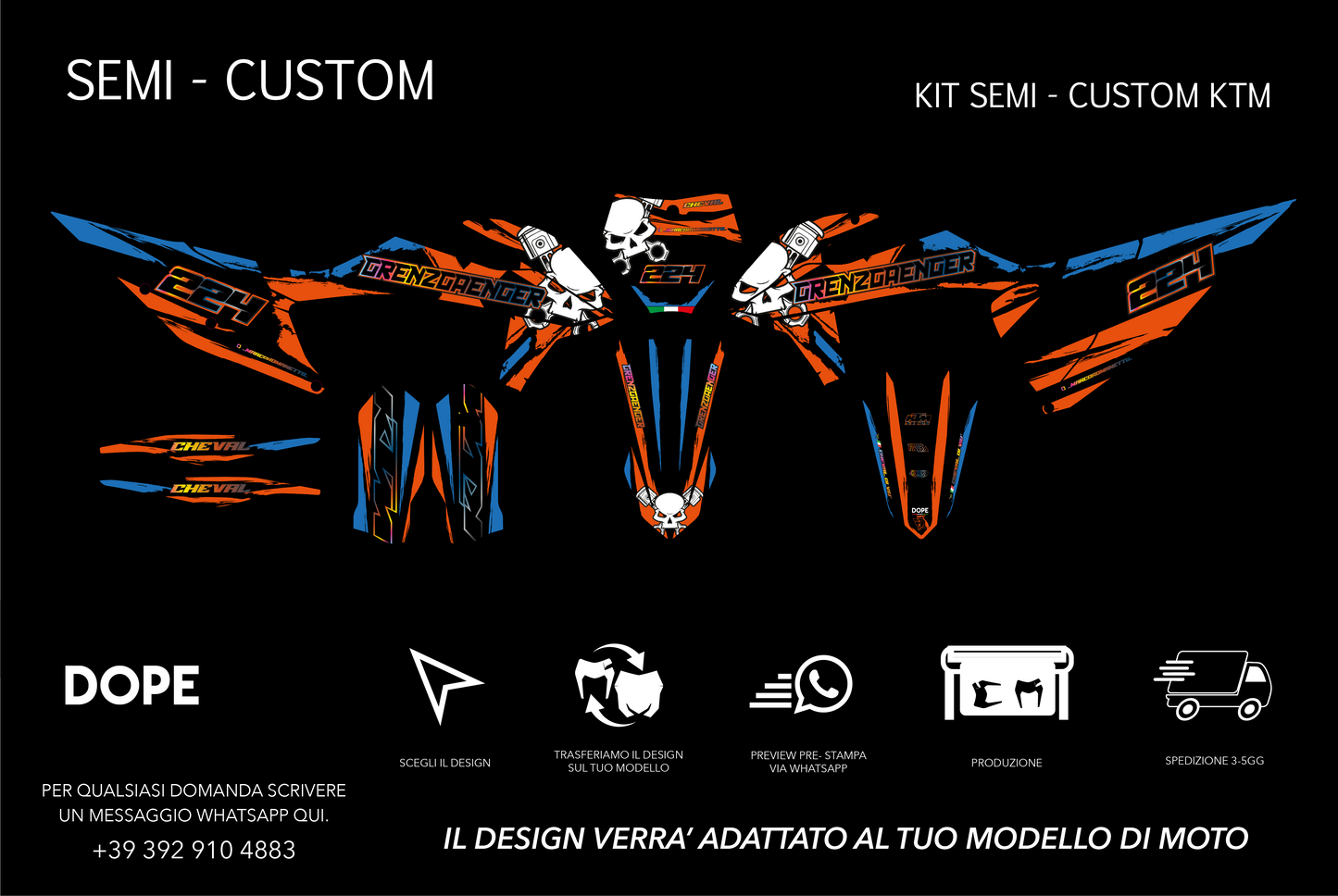 SEMI CUSTOM GRAPHICS KTM by Marco Romanetto