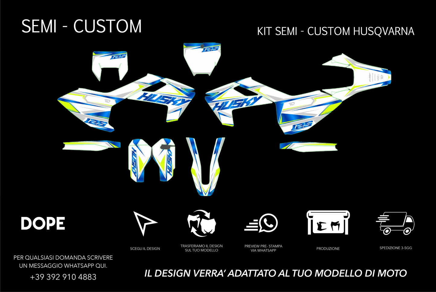SEMI CUSTOM GRAPHICS HUSQVARNA #5