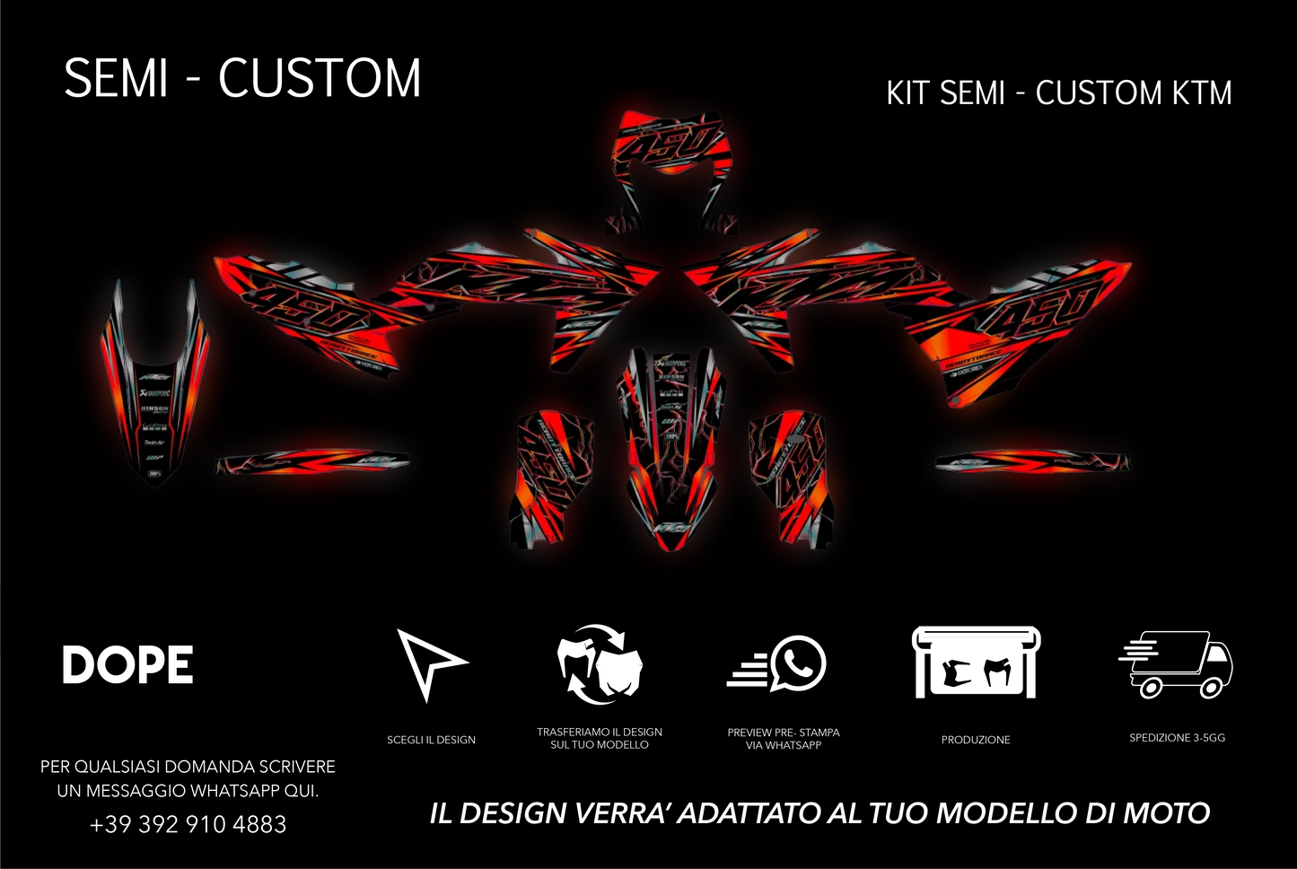 SEMI CUSTOM GRAPHICS KTM #24