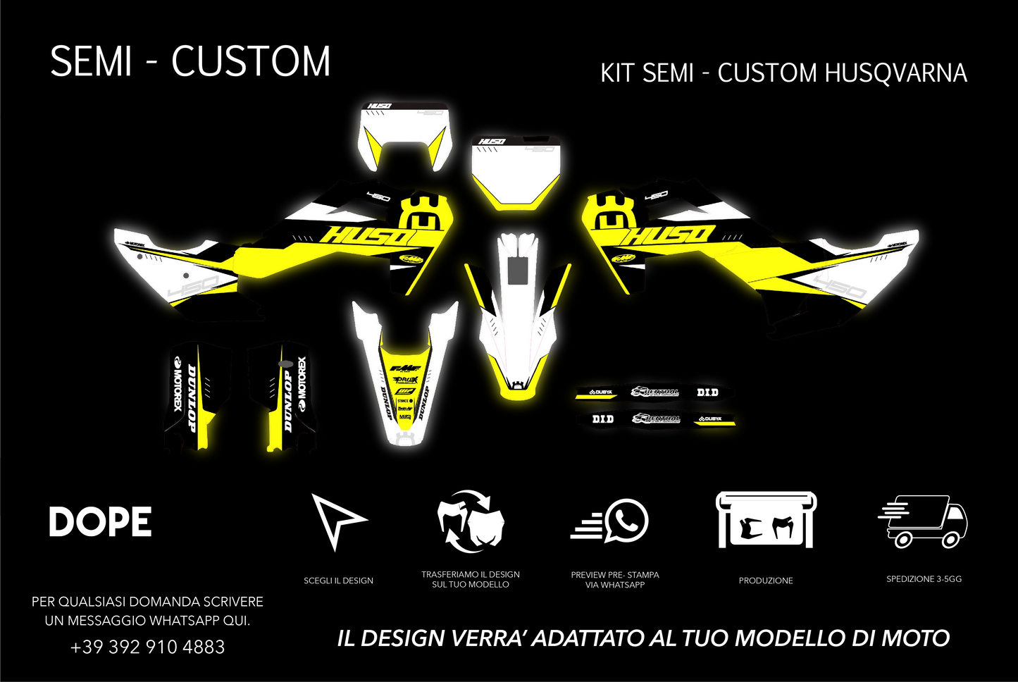 SEMI CUSTOM GRAPHICS HUSQVARNA #7