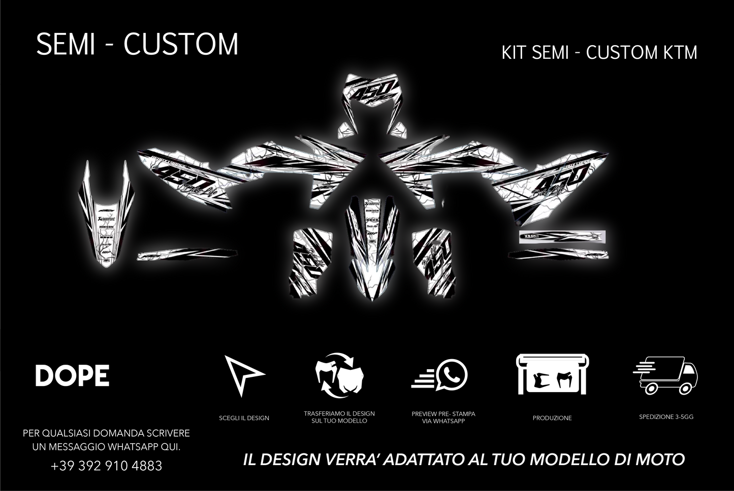 SEMI CUSTOM GRAPHICS KTM #25