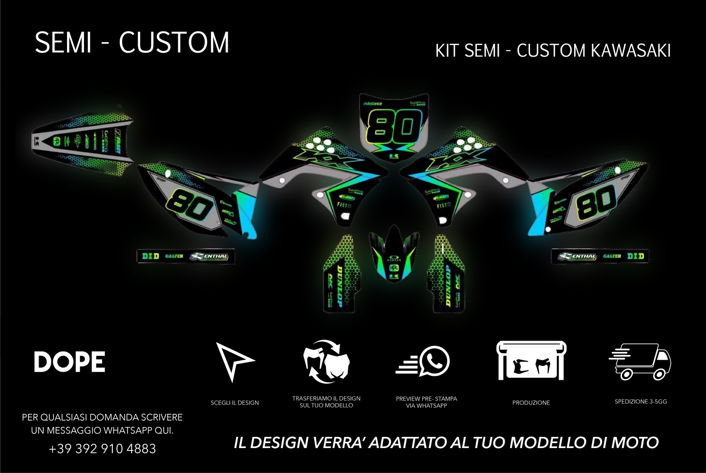 SEMI CUSTOM GRAPHICS KAWASAKI #3