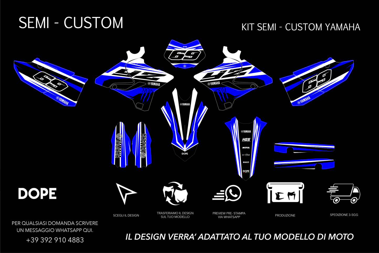 SEMI CUSTOM GRAPHICS YAMAHA #3