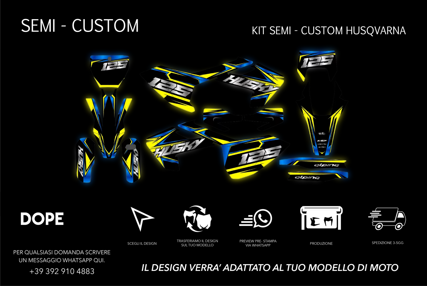 SEMI CUSTOM GRAPHICS HUSQVARNA #9