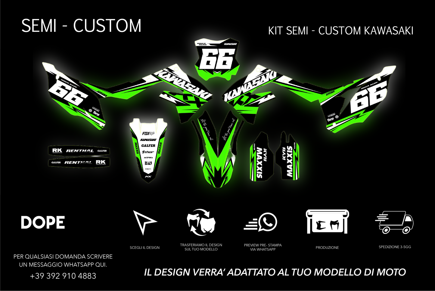 SEMI CUSTOM GRAPHICS KAWASAKI #4