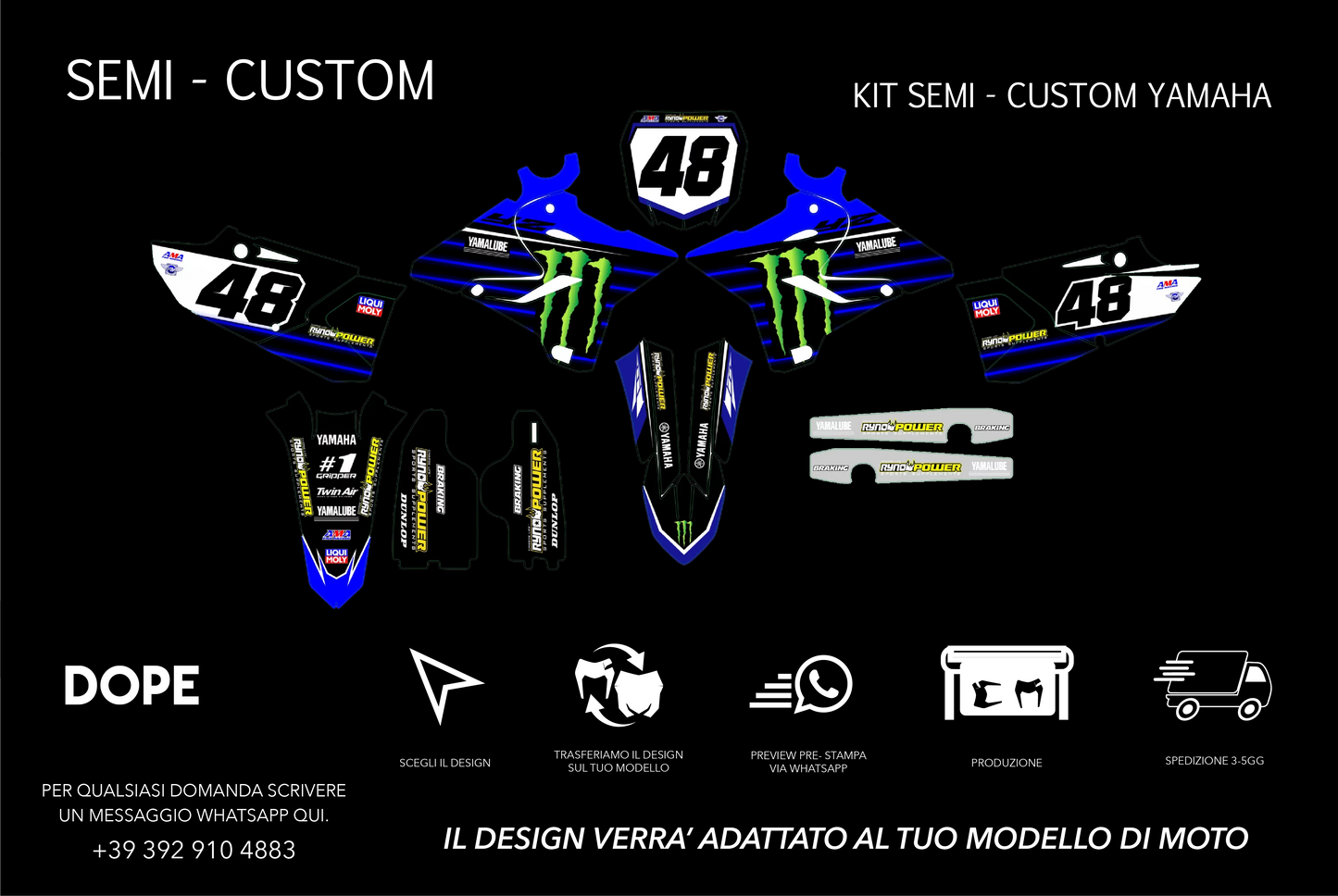 SEMI CUSTOM GRAPHICS YAMAHA #6