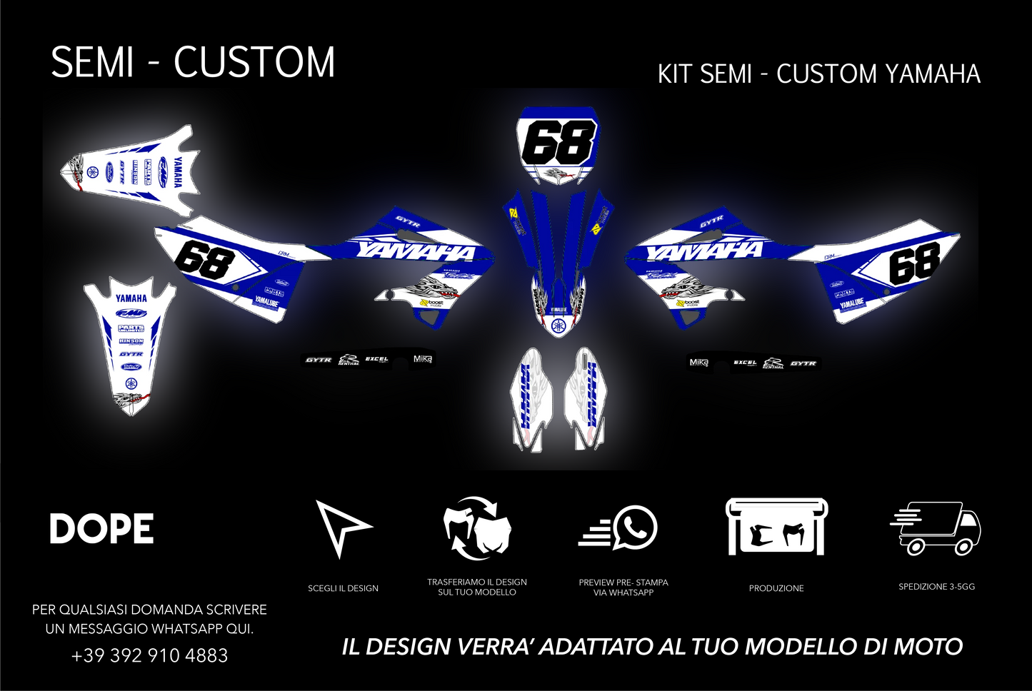 SEMI CUSTOM GRAPHICS YAMAHA #9