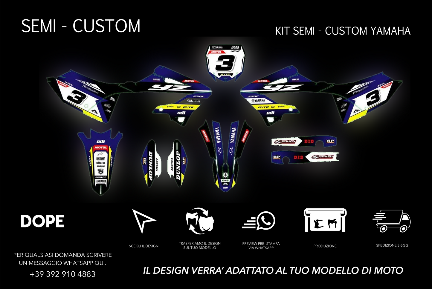 SEMI CUSTOM GRAPHICS YAMAHA #10