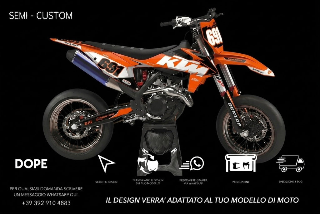 SEMI CUSTOM GRAPHICS KTM #12