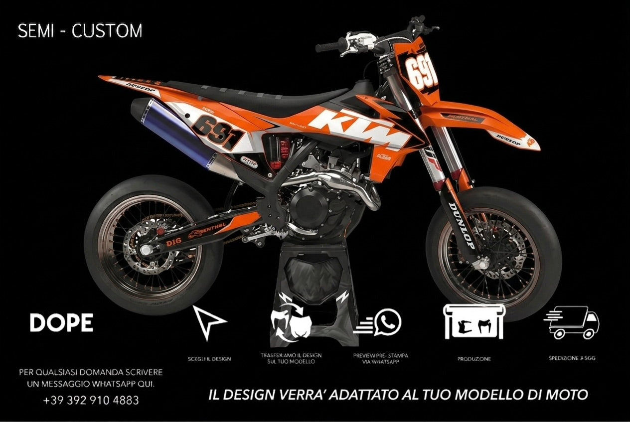 SEMI CUSTOM GRAPHICS KTM #12