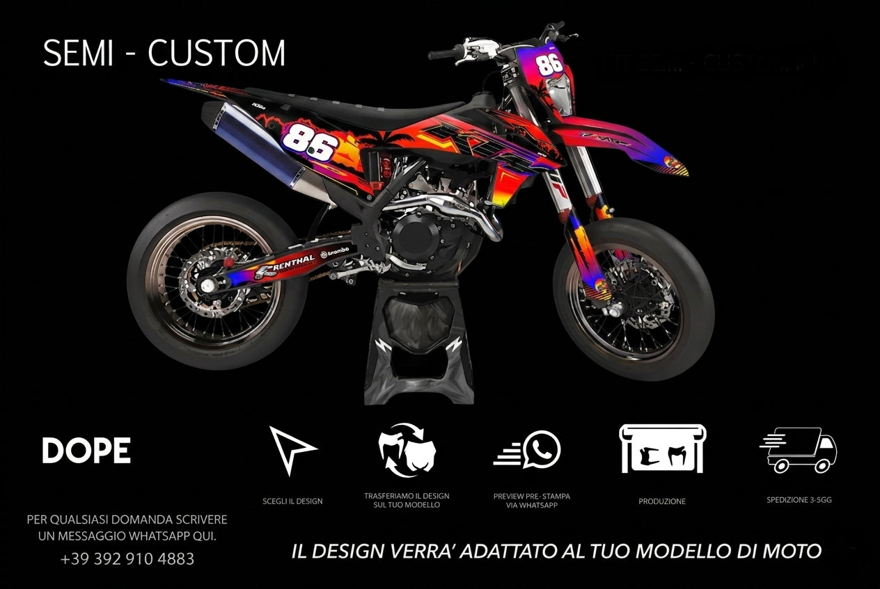 SEMI CUSTOM GRAPHICS KTM #18