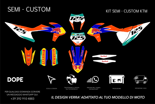 SEMI CUSTOM GRAPHICS KTM #1