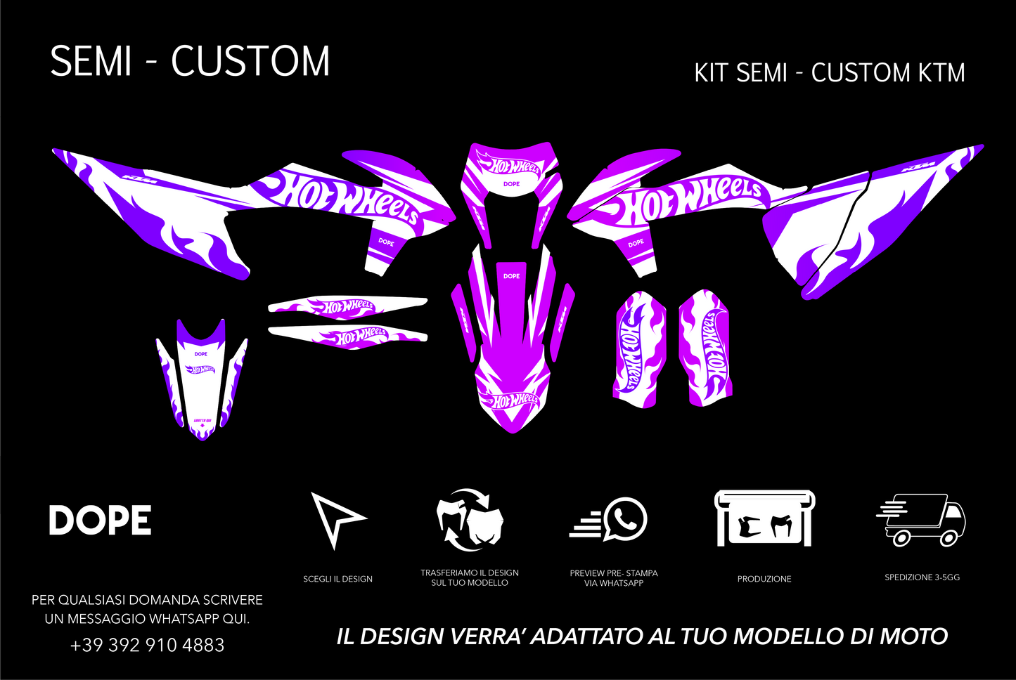 SEMI CUSTOM GRAPHICS KTM #3