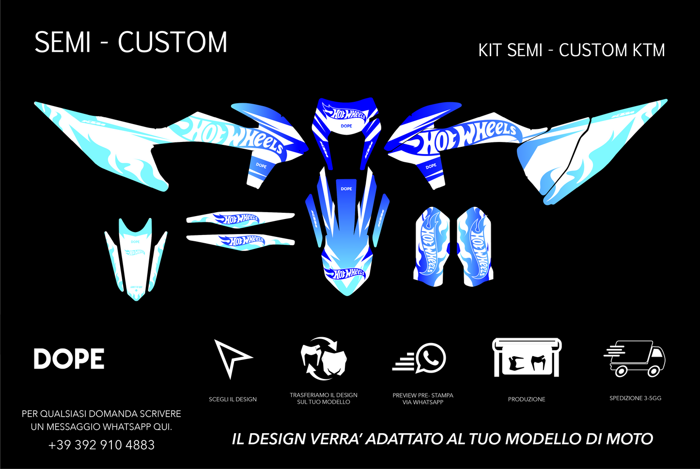 SEMI CUSTOM GRAPHICS KTM #3