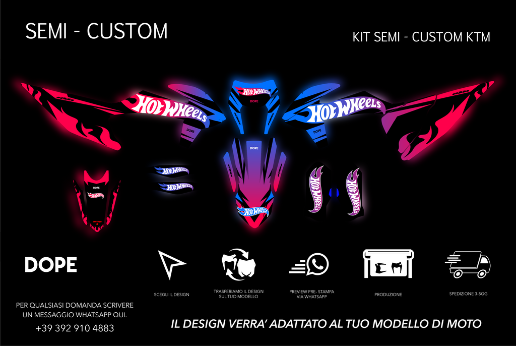 SEMI CUSTOM GRAPHICS KTM #3