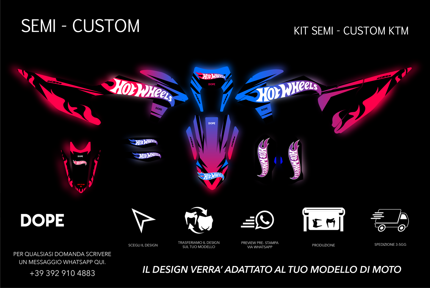 SEMI CUSTOM GRAPHICS KTM #3