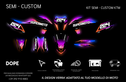 SEMI CUSTOM GRAPHICS KTM #4