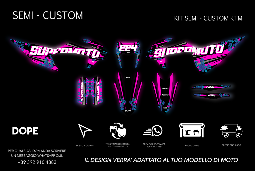 SEMI CUSTOM GRAPHICS KTM #7