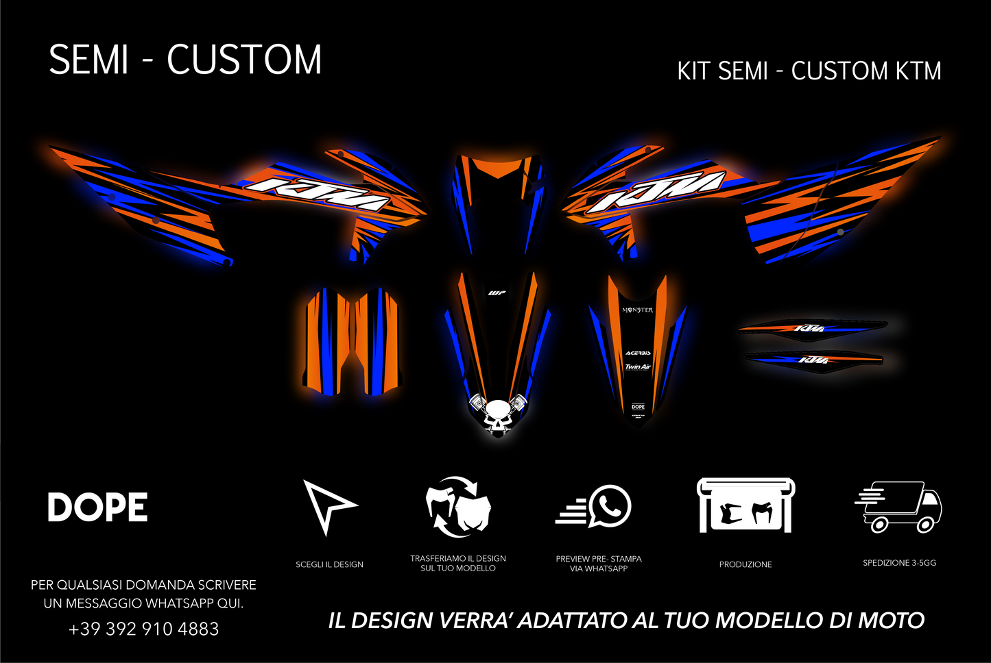 SEMI CUSTOM GRAPHICS KTM #6