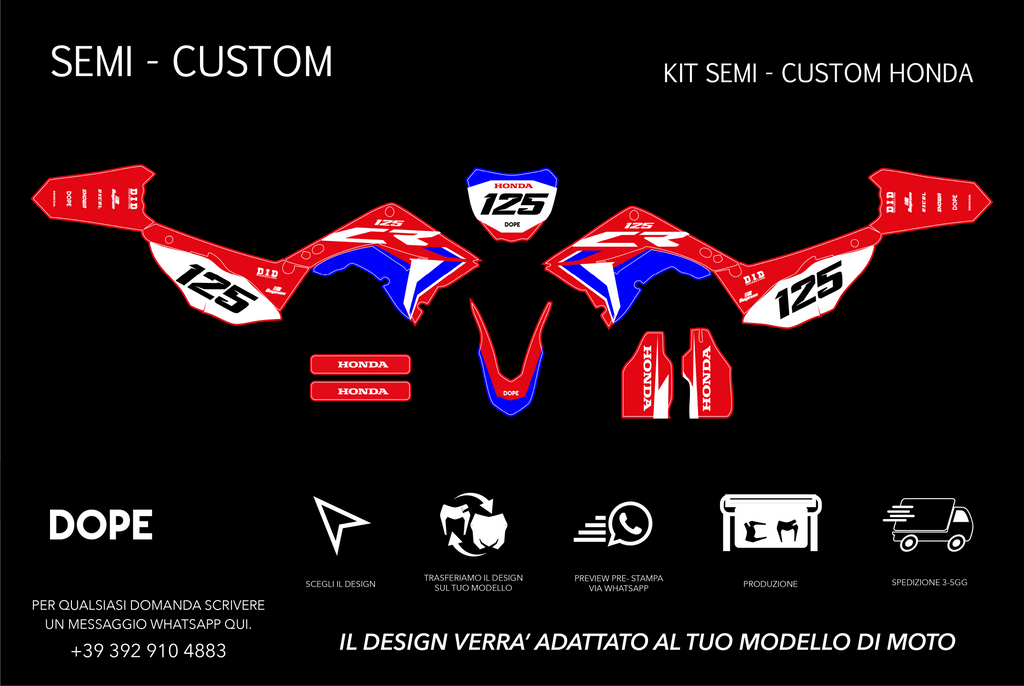 SEMI CUSTOM GRAPHICS HONDA #2