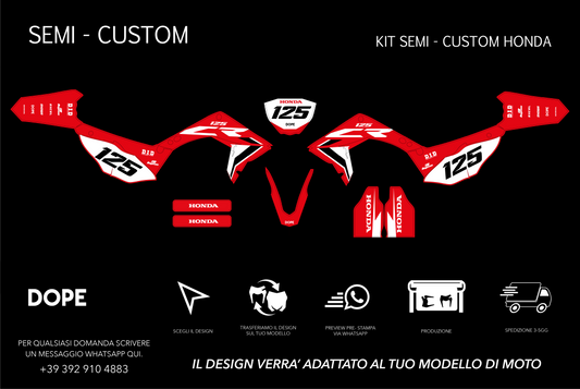 SEMI CUSTOM GRAPHICS HONDA #1