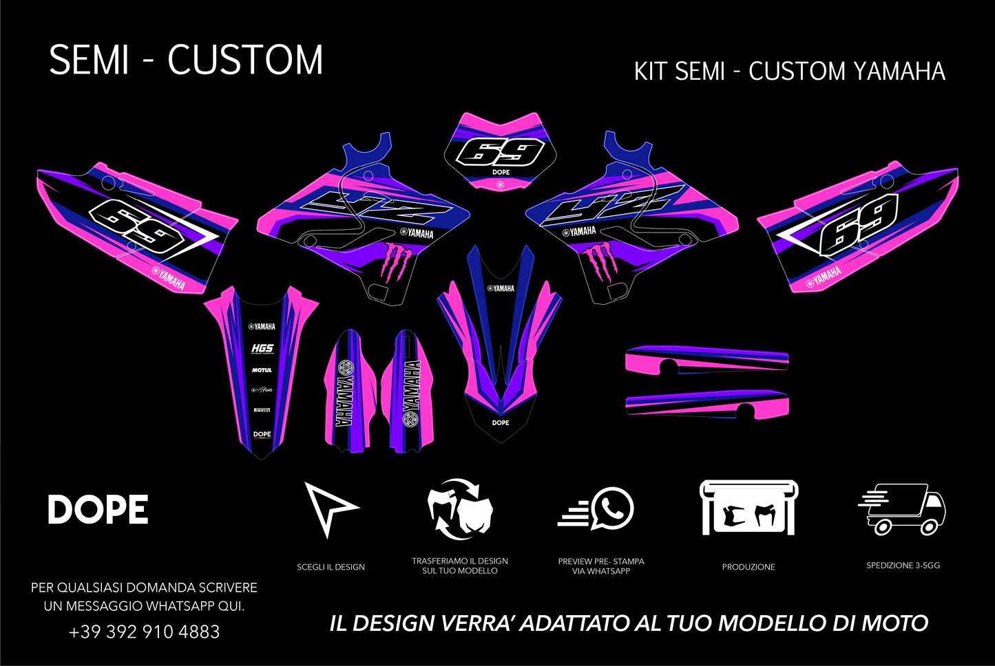 SEMI CUSTOM GRAPHICS YAMAHA #1