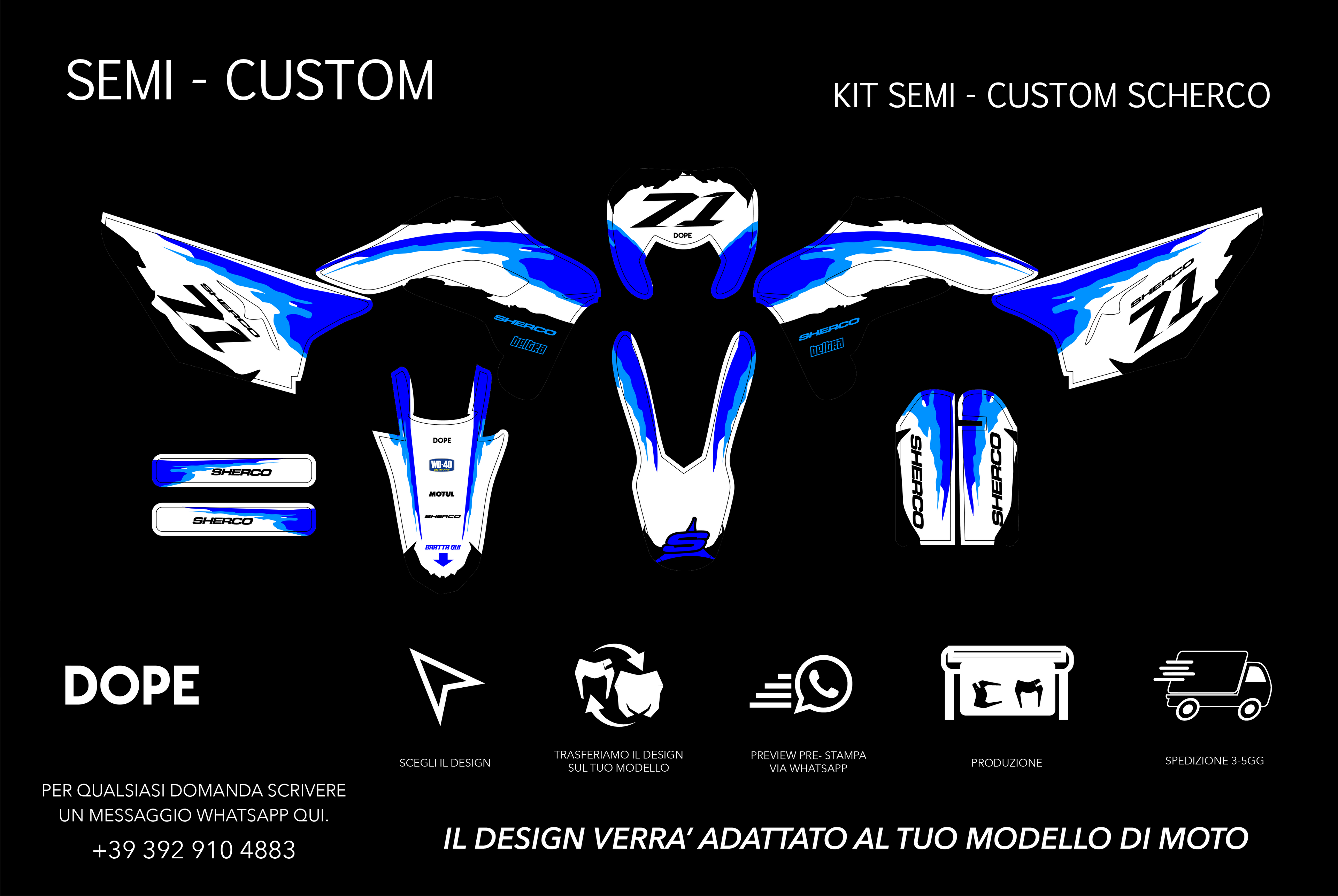 SEMI CUSTOM GRAPHICS SHERCO #1