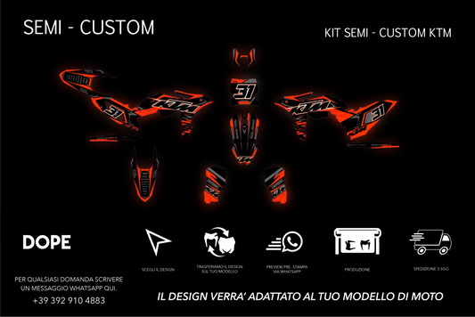SEMI CUSTOM GRAPHICS KTM #19