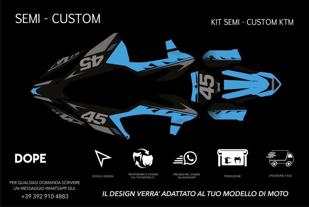 SEMI-CUSTOM GRAPHICS KTM #26