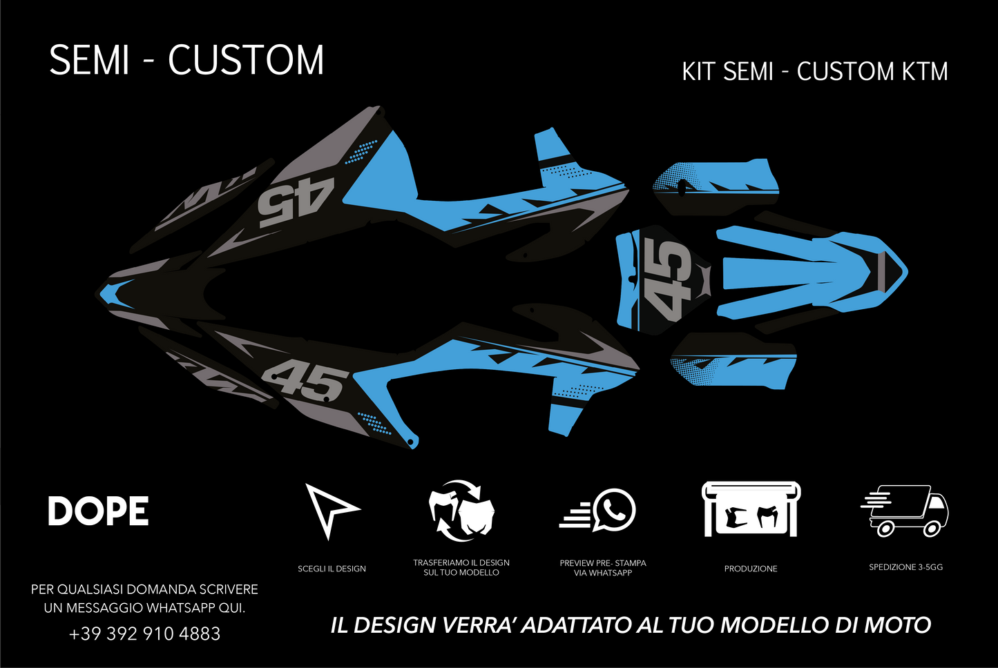 SEMI CUSTOM GRAPHICS KTM #26