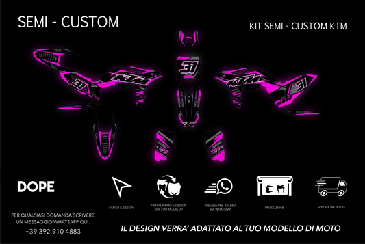 SEMI CUSTOM GRAPHICS KTM #20