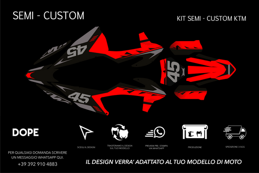 SEMI CUSTOM GRAPHICS KTM #27