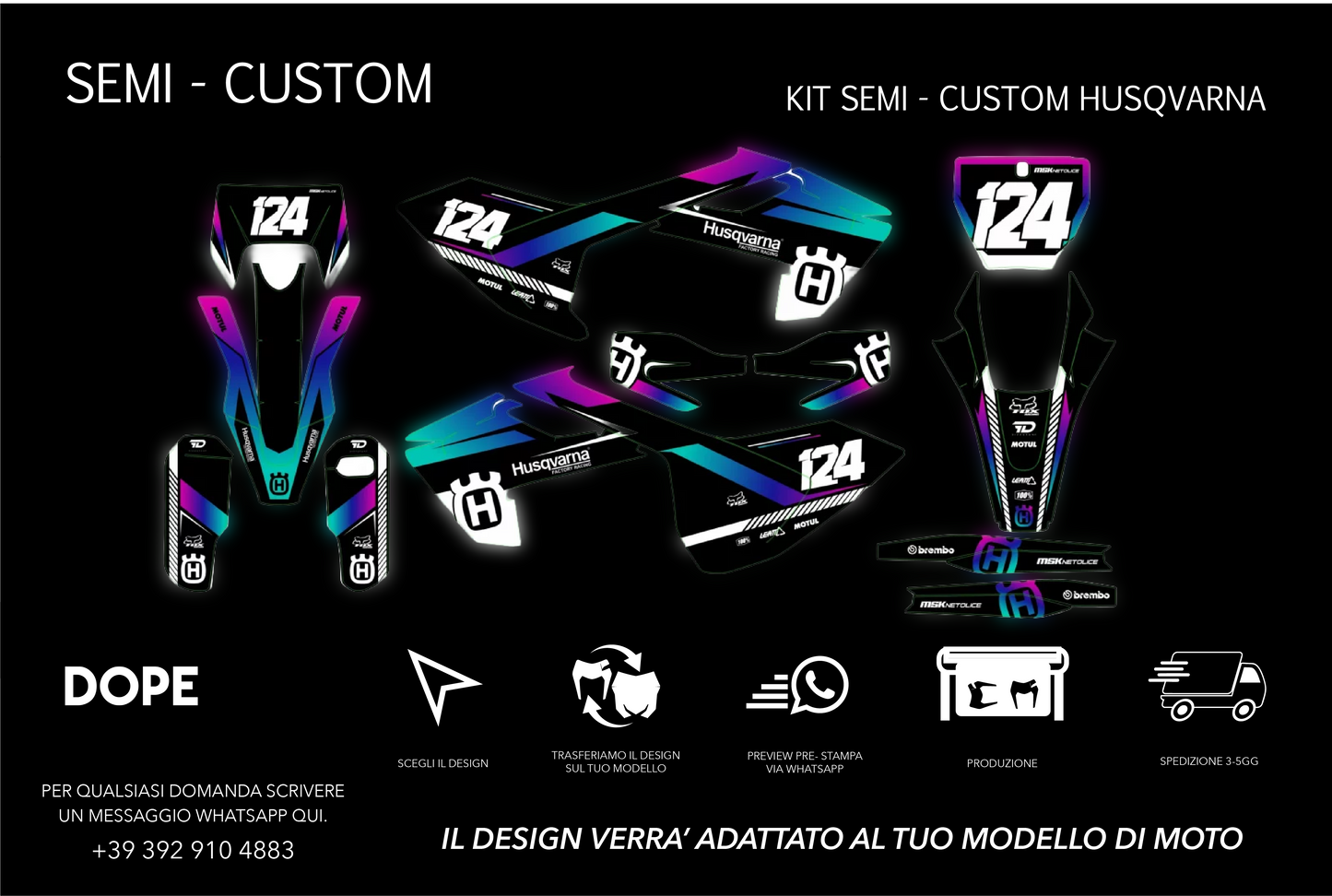 SEMI CUSTOM GRAPHICS HUSQVARNA #2