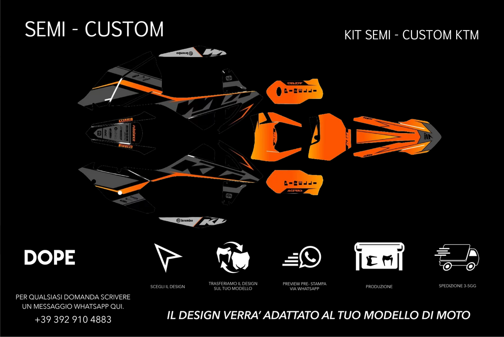 SEMI CUSTOM GRAPHICS KTM #16