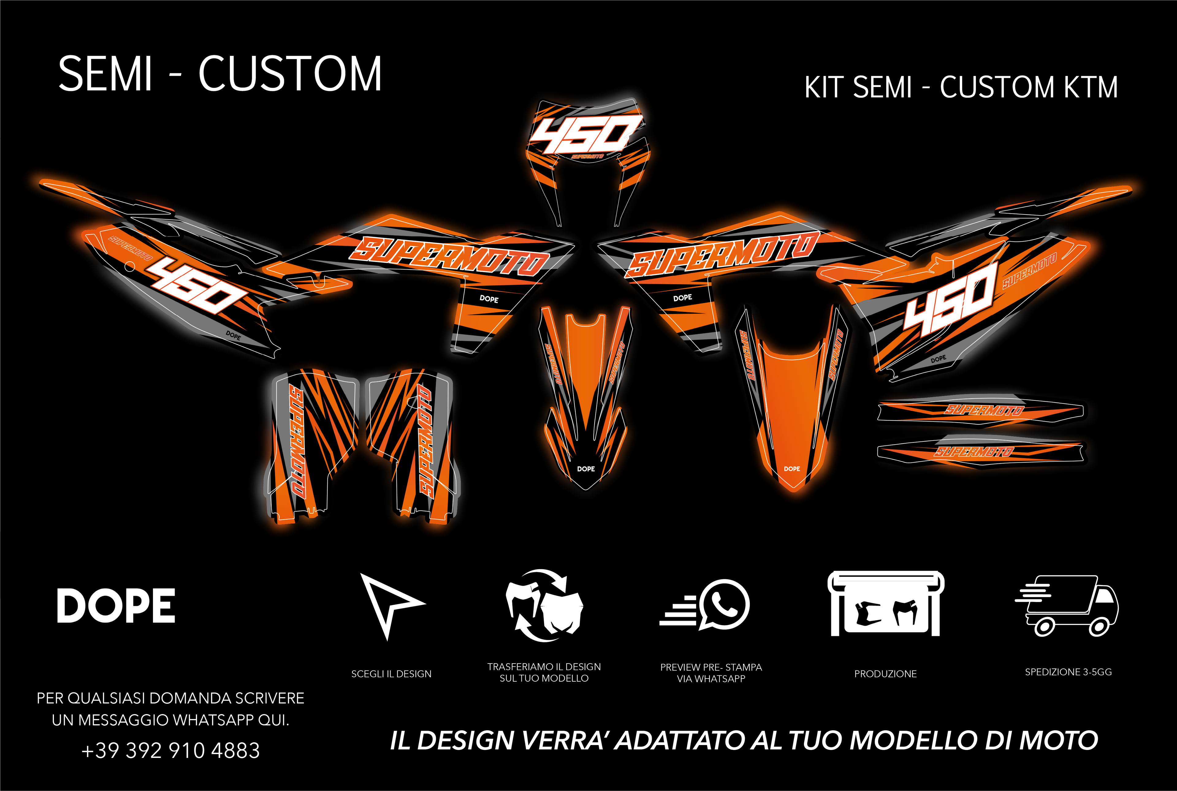 SEMI CUSTOM GRAPHICS KTM #29