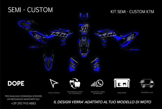 SEMI CUSTOM GRAPHICS KTM #21