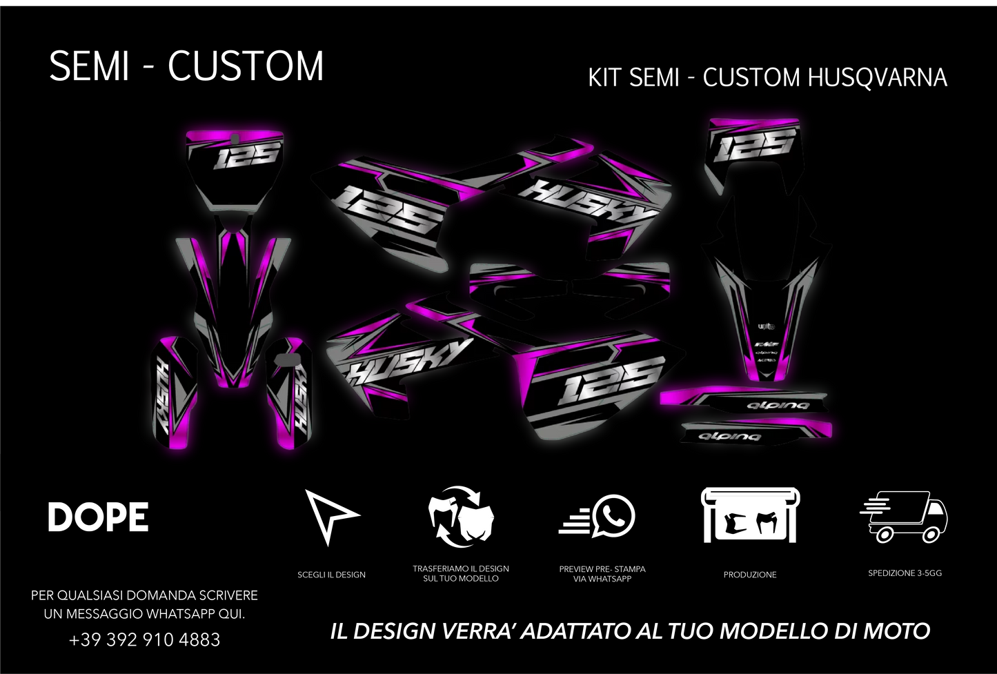 SEMI CUSTOM GRAPHICS HUSQVARNA #3