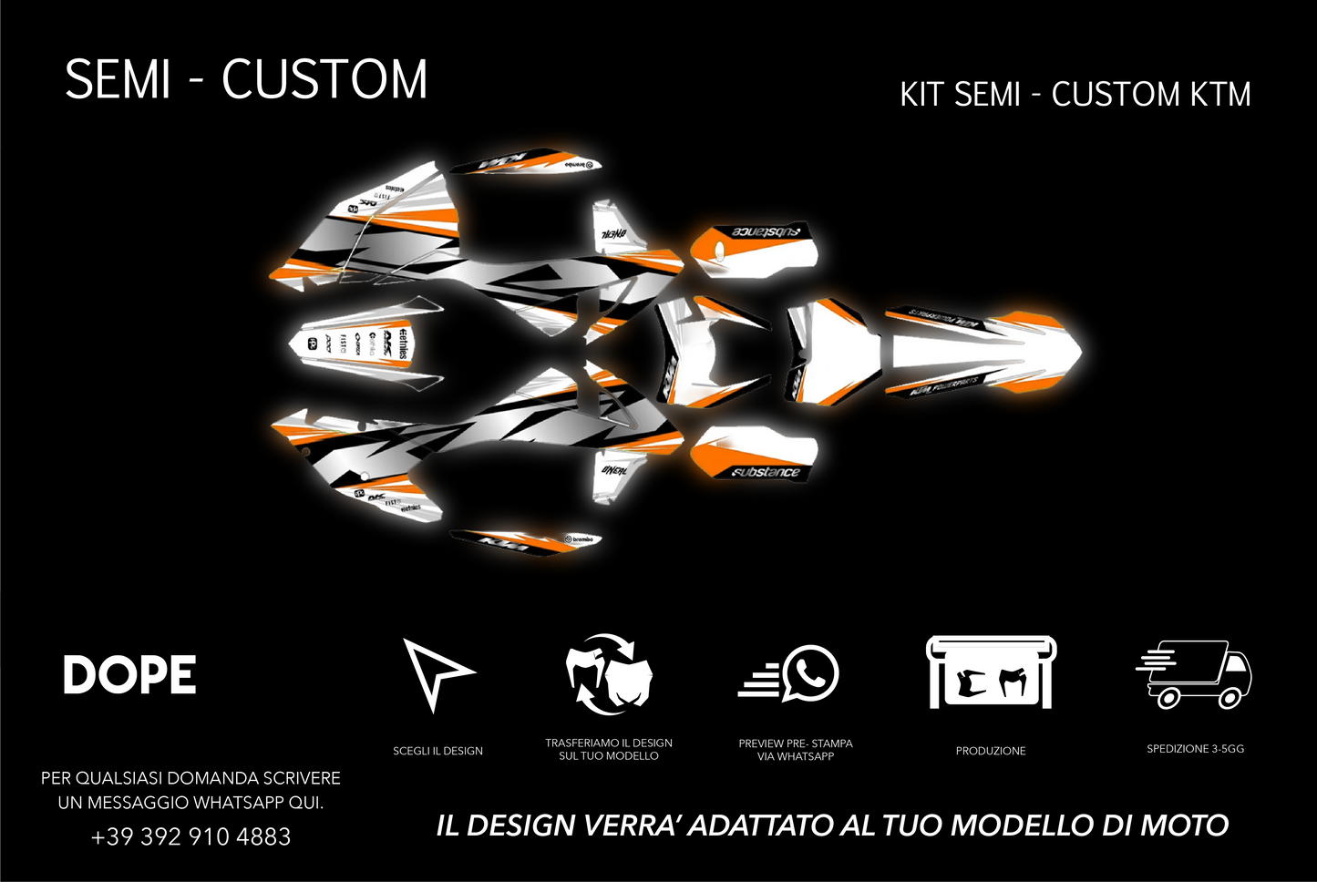 SEMI CUSTOM GRAPHICS KTM #17