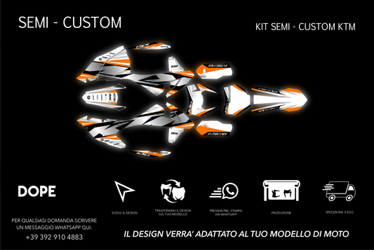 SEMI CUSTOM GRAPHICS KTM #17