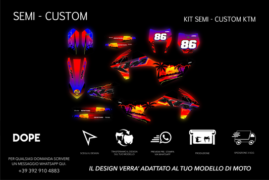 SEMI CUSTOM GRAPHICS KTM #18