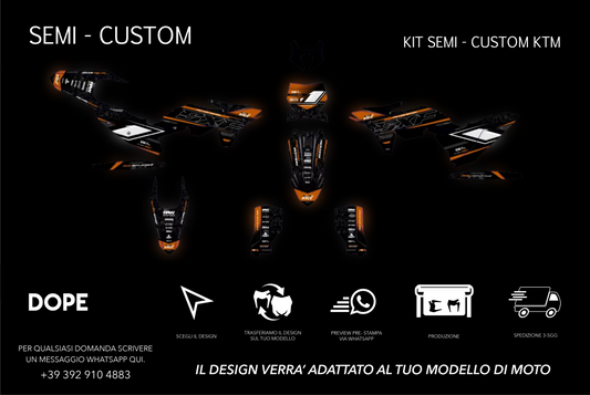SEMI CUSTOM GRAPHICS KTM #22