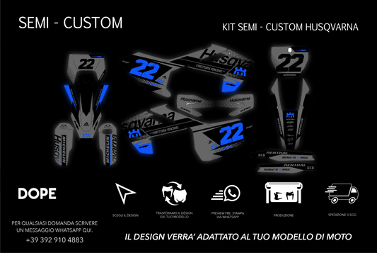 SEMI CUSTOM GRAPHICS HUSQVARNA #4