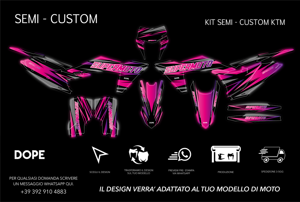 SEMI CUSTOM GRAPHICS KTM #32