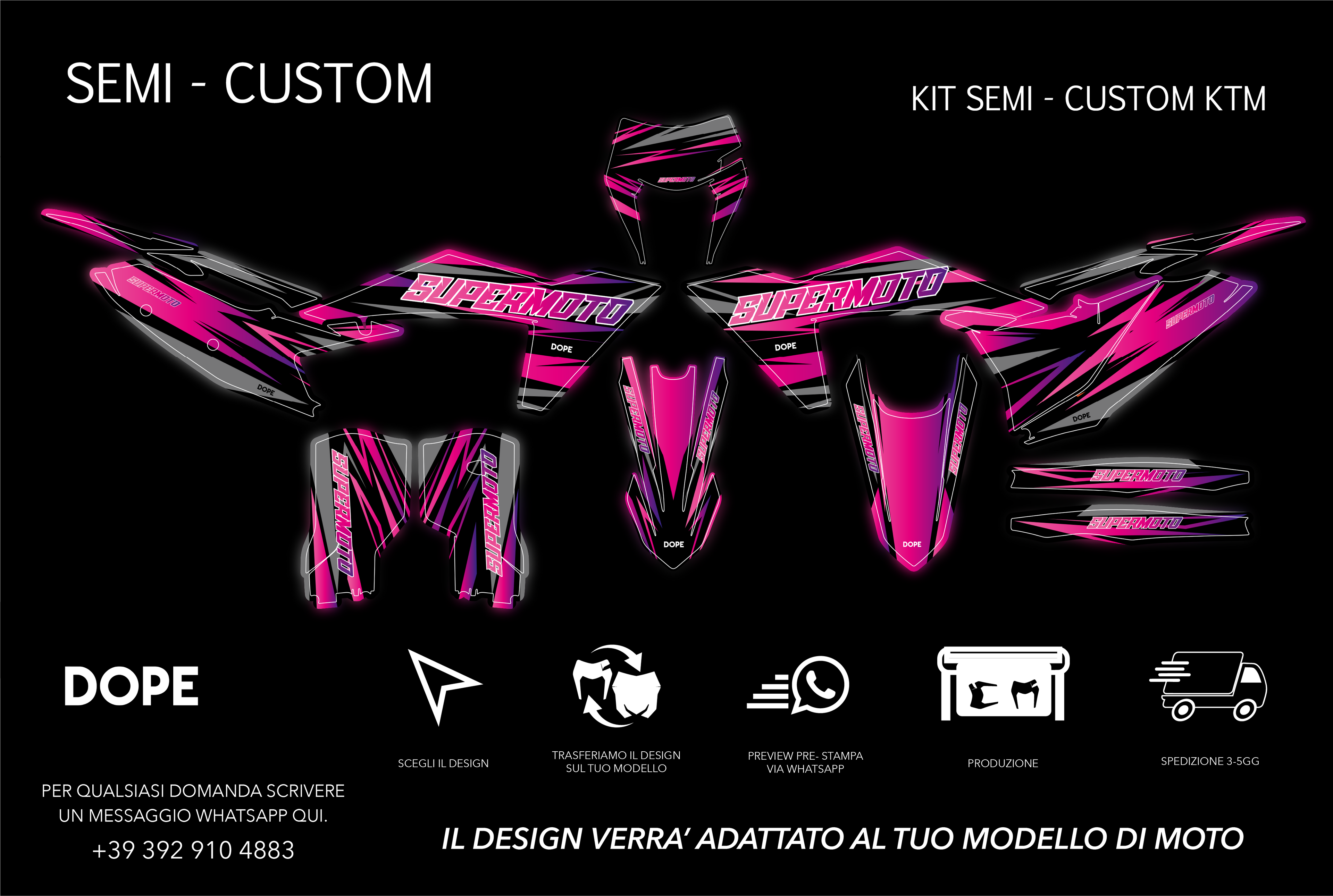 SEMI CUSTOM GRAPHICS KTM #32