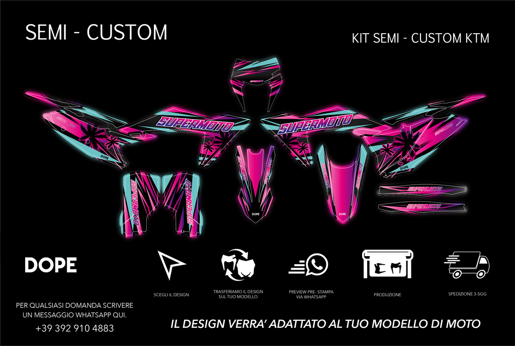 SEMI CUSTOM GRAPHICS KTM #33