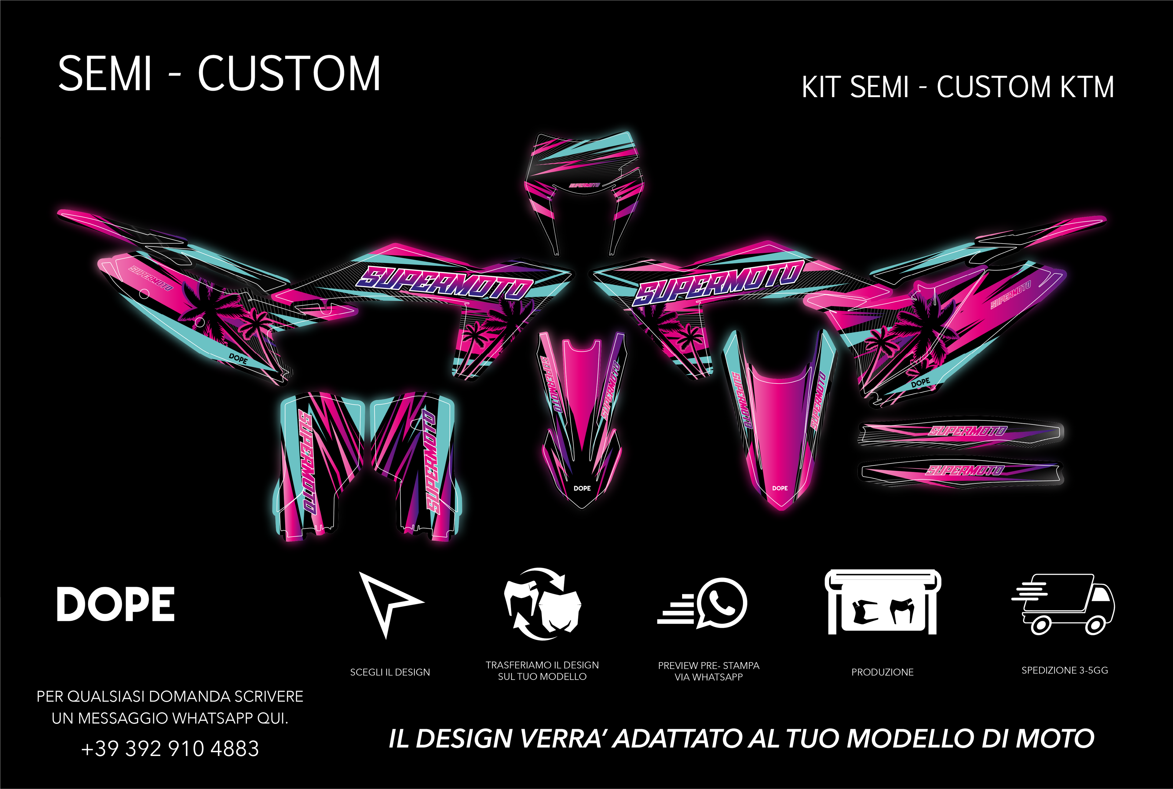 SEMI CUSTOM GRAPHICS KTM #33