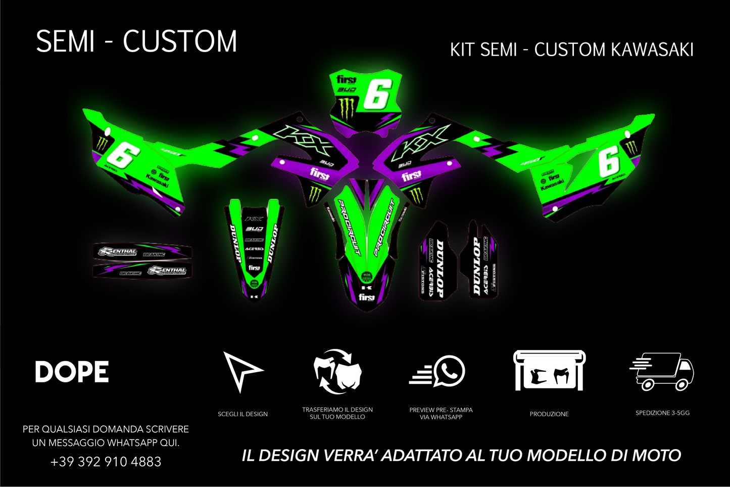 SEMI CUSTOM GRAPHICS KAWASAKI #2